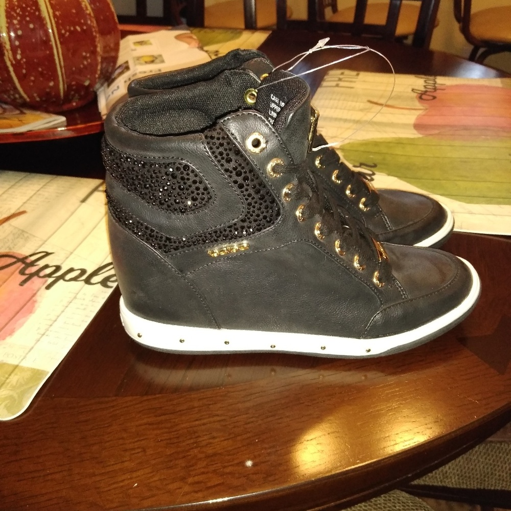 Bebe wedge boots